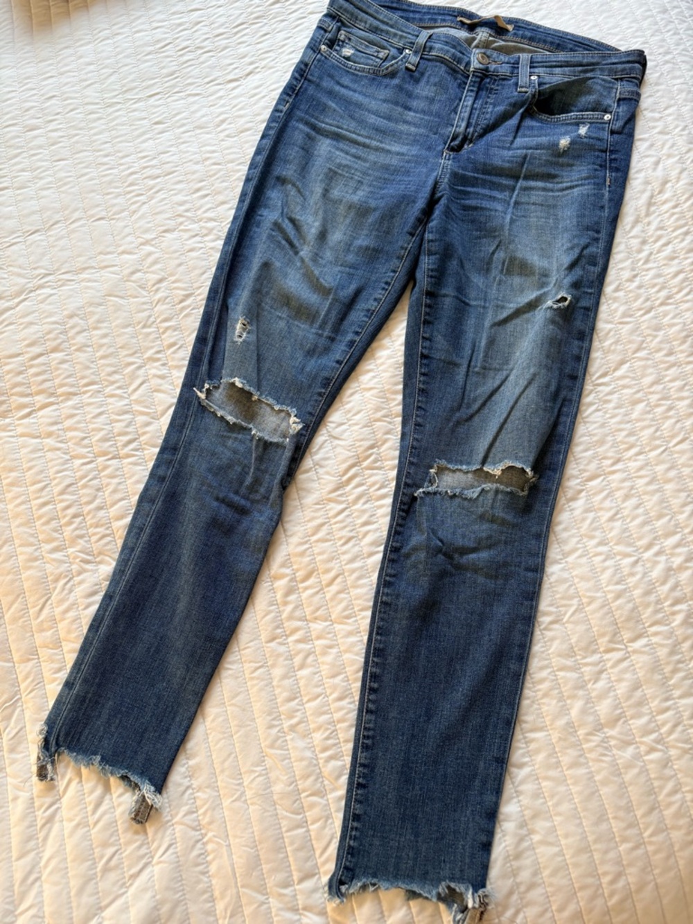 Joe's Jeans Mid Blue Skinny Ankle Jeans